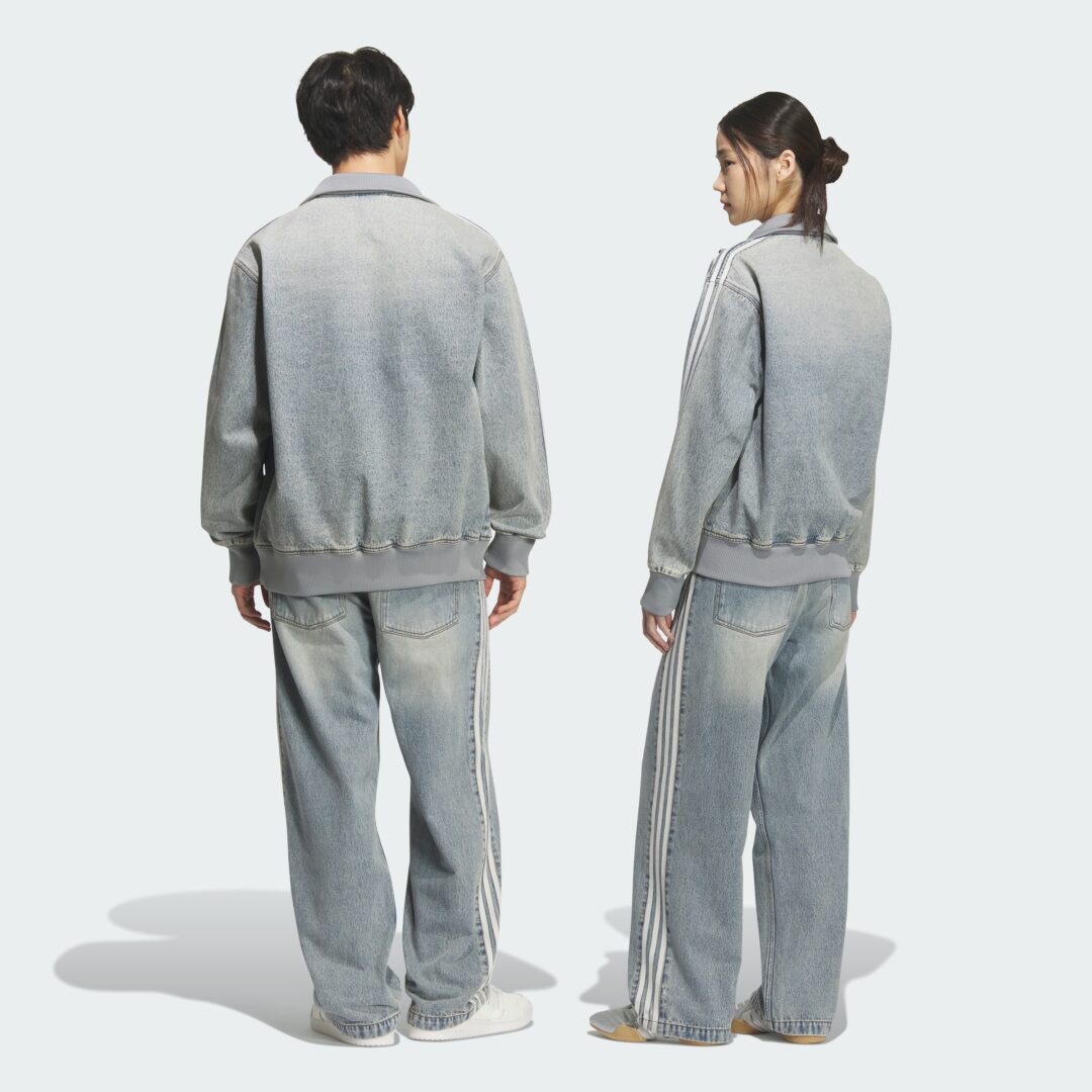 【2026年 3/13 発売】atmos × adidas Originals “Denim FireBird Track Top & Pants” (アトモス アディダス オリジナルス “デニム ファイヤーバード トラックトップ パンツ”) [KS2227/KS2230]