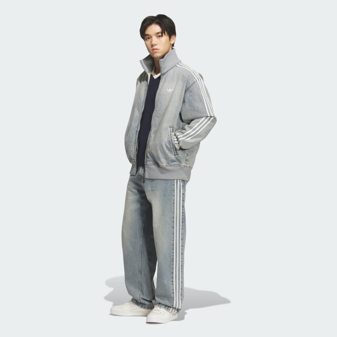 【2026年 3/13 発売】atmos × adidas Originals “Denim FireBird Track Top & Pants” (アトモス アディダス オリジナルス “デニム ファイヤーバード トラックトップ パンツ”) [KS2227/KS2230]