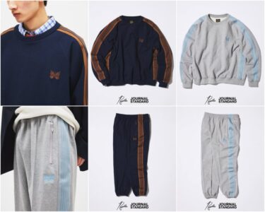JOURNAL STANDARD × NEEDLES 2026 SS 別注 "Track Crew Neck Shirt & Zipped Track Pants"が発売 (ジャーナルスタンダード ニードルズ)