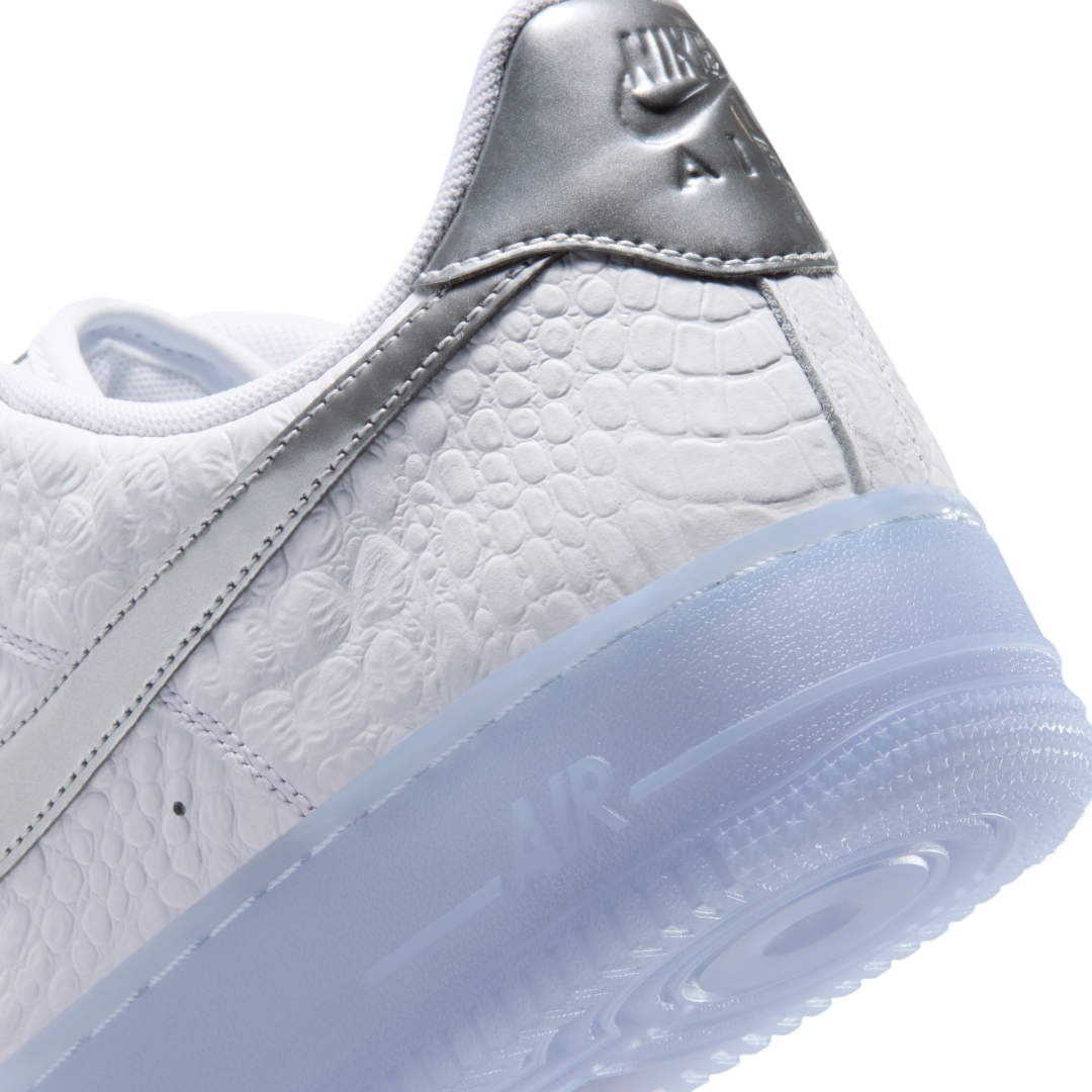 【2026年 3/20 発売】NIKE AIR FORCE 1 LOW “Croc/White/Chrome” (ナイキ エア フォース 1 ロー “クロコ/ホワイト/クローム”) [IR1981-100]