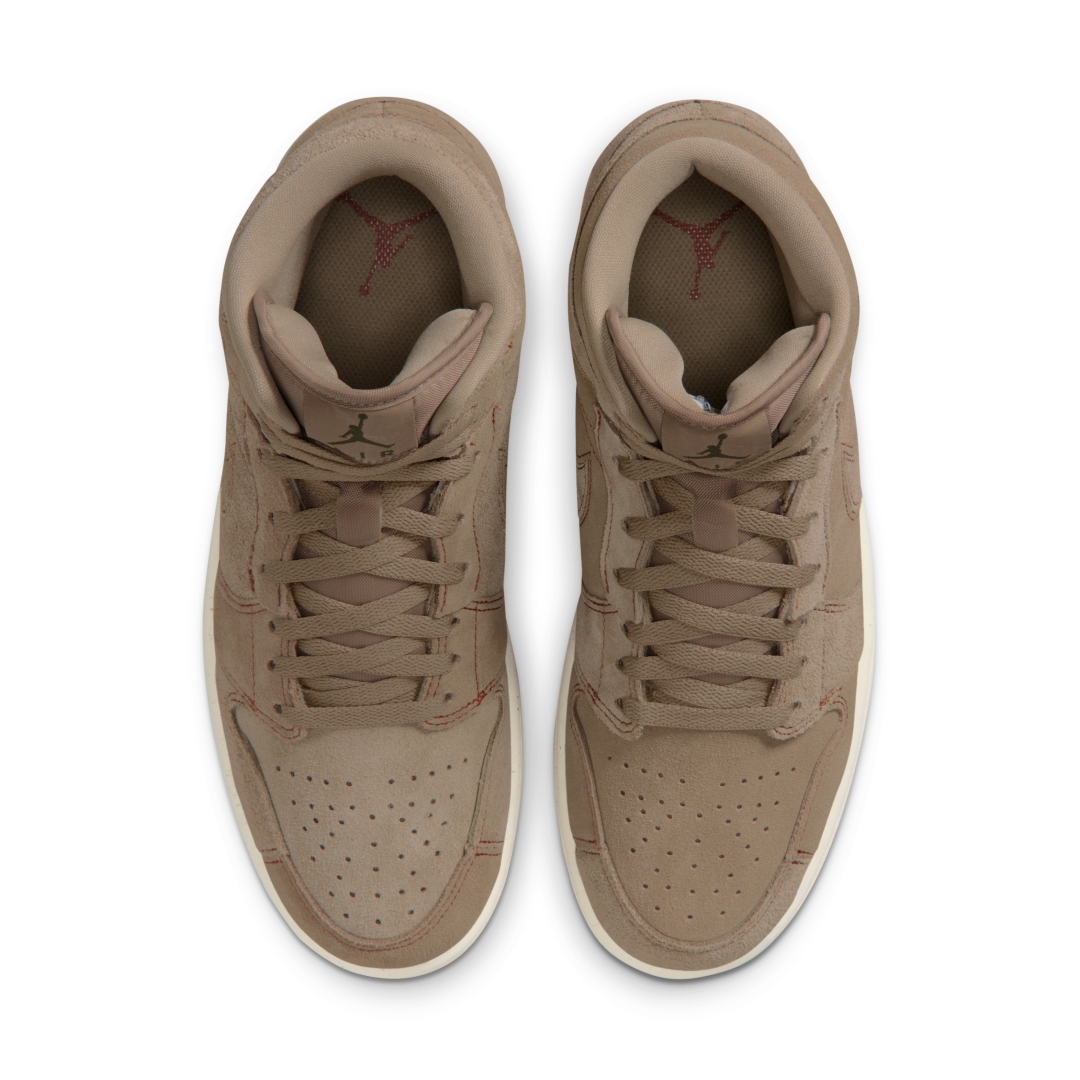 【2026年 発売予定】NIKE AIR JORDAN 1 MID SE CRAFT “Khaki/Pecan” (ナイキ エア ジョーダン 1 ミッド SE クラフト “カーキ/ピーカン”) [FQ3224-200]
