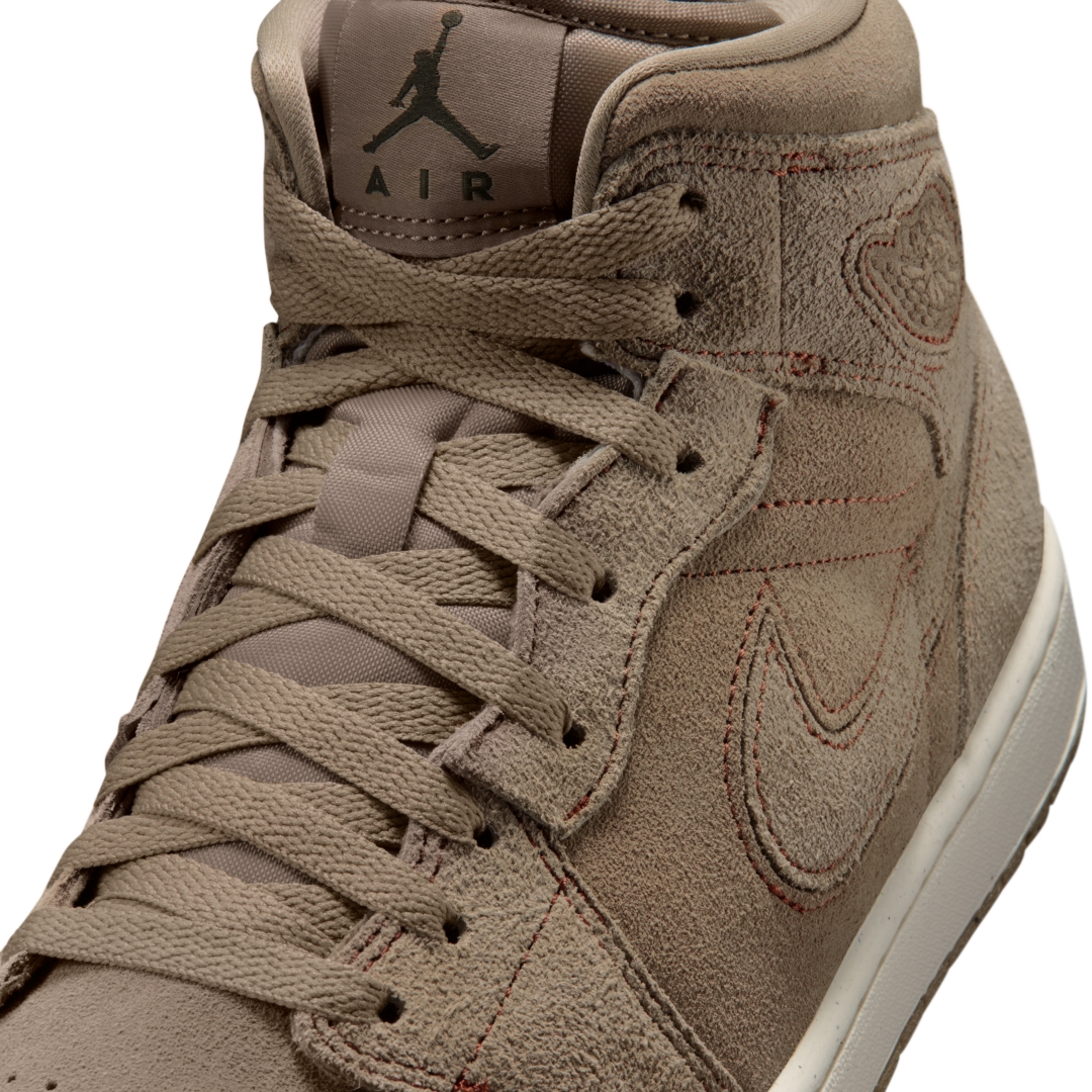【2026年 発売予定】NIKE AIR JORDAN 1 MID SE CRAFT “Khaki/Pecan” (ナイキ エア ジョーダン 1 ミッド SE クラフト “カーキ/ピーカン”) [FQ3224-200]