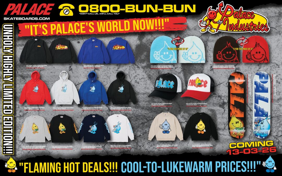 【2026年 3/14 発売】Palace Skateboards × World Industries 2026 SS week 6 (パレス スケートボード ワールド・インダストリーズ)