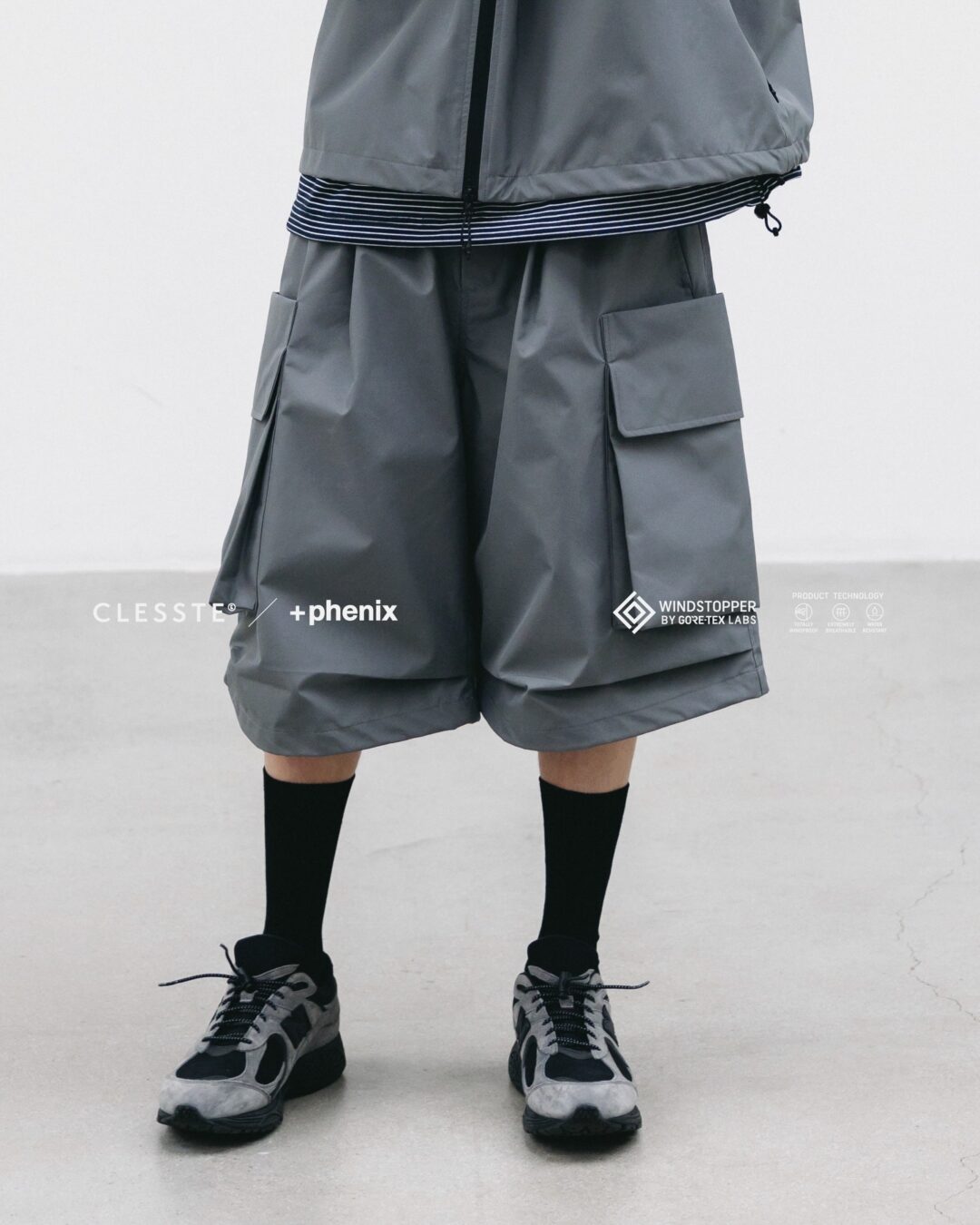 CLESSTE × Plus Phenix 2026 SS 別注 “WINDSTOPPER by GORE-TEX LABS CITY MILITARY HALF PANTS 001”が3/4 発売 (クレスト プラスフェニックス ゴアテックス ウィンドストッパー パンツ)