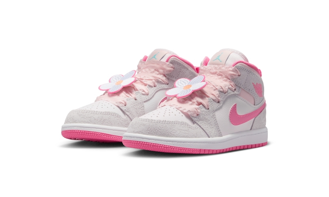 【2026年 発売予定】NIKE GS AIR JORDAN 1 MID “Pink Bloom” (ナイキ エア ジョーダン ミッド “ピンクブルーム”) [II0591-001]