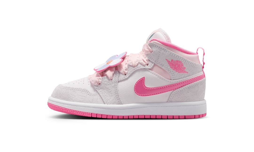 【2026年 発売予定】NIKE GS AIR JORDAN 1 MID “Pink Bloom” (ナイキ エア ジョーダン ミッド “ピンクブルーム”) [II0591-001]
