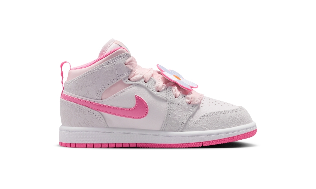 【2026年 発売予定】NIKE GS AIR JORDAN 1 MID “Pink Bloom” (ナイキ エア ジョーダン ミッド “ピンクブルーム”) [II0591-001]