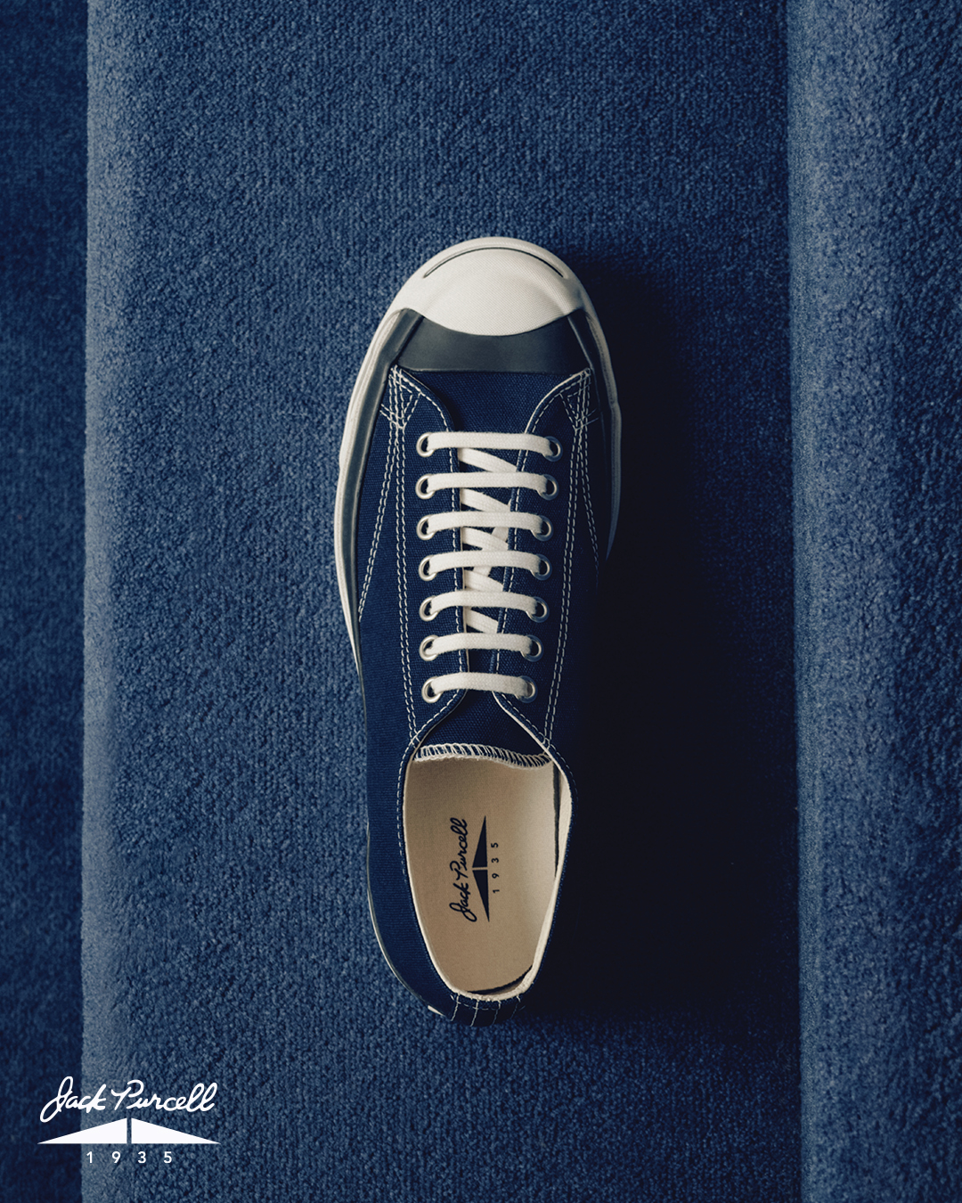 【2026年 3/27 発売】CONVERSE JACK PURCELL 1935 アーカイブ由来のネイビーカラー (コンバース ジャックパーセル) [33301460]