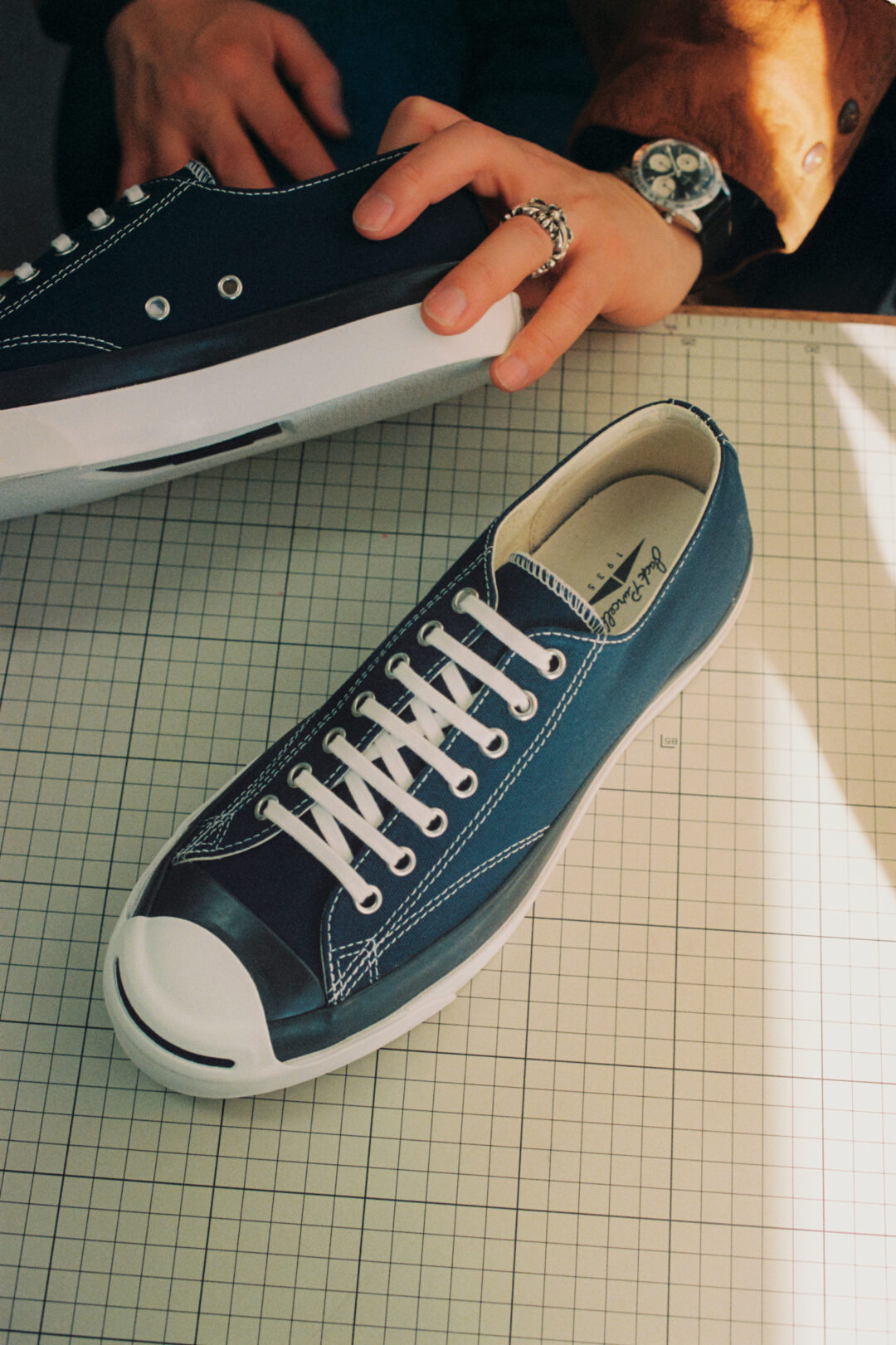 【2026年 3/27 発売】CONVERSE JACK PURCELL 1935 アーカイブ由来のネイビーカラー (コンバース ジャックパーセル) [33301460]