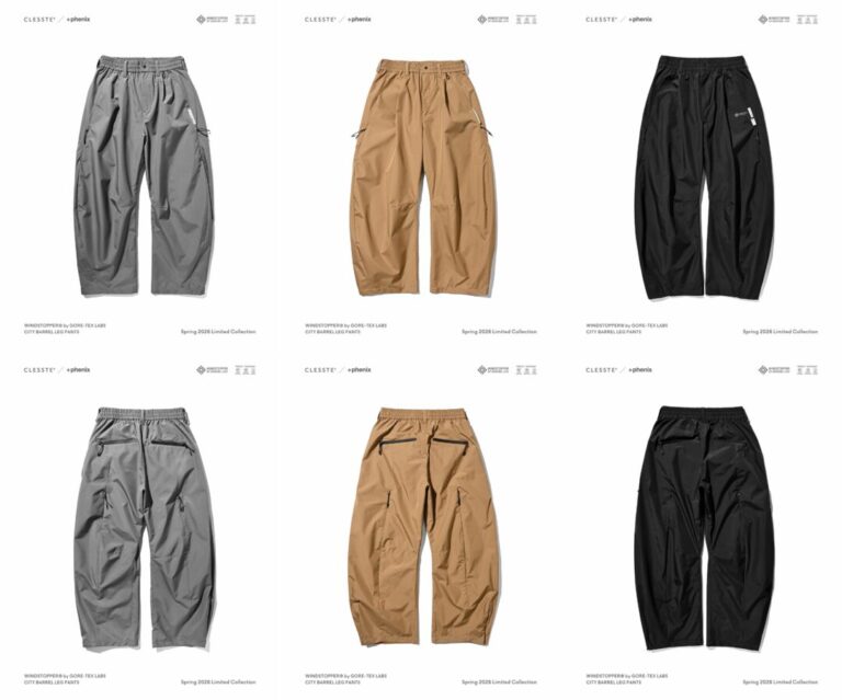 CLESSTE × Plus Phenix 2026 SS 別注 “WINDSTOPPER by GORE-TEX LABS