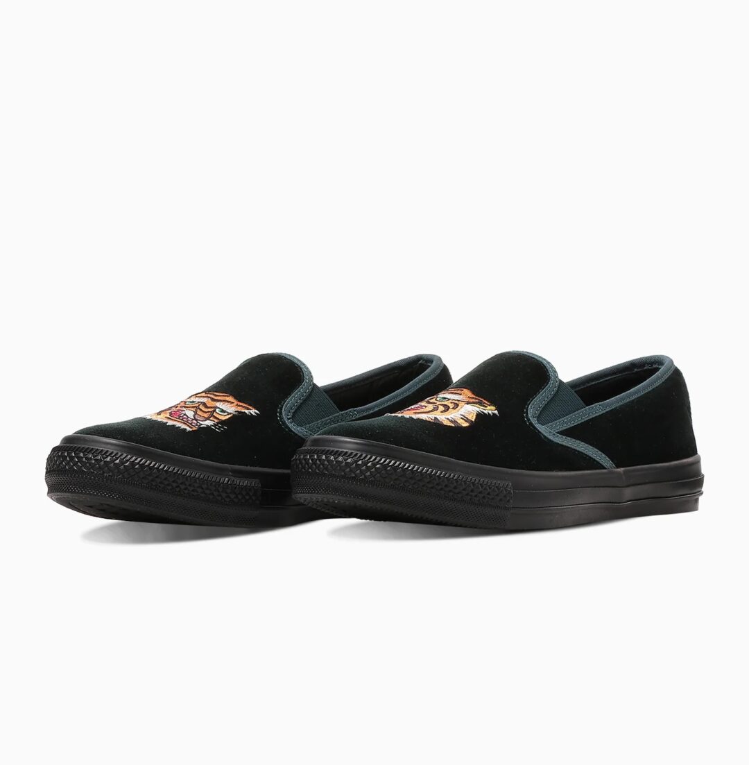 【2026年 3/27 発売】CONVERSE ALL STAR KUNGFU SLIP-ON “Black/Green” (コンバース オールスター カンフー スリップオン) [31318140/31318141]