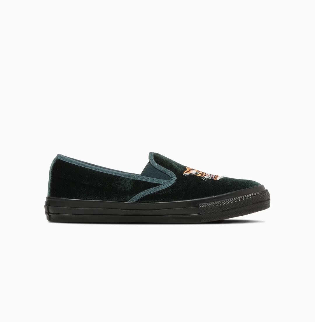 【2026年 3/27 発売】CONVERSE ALL STAR KUNGFU SLIP-ON “Black/Green” (コンバース オールスター カンフー スリップオン) [31318140/31318141]
