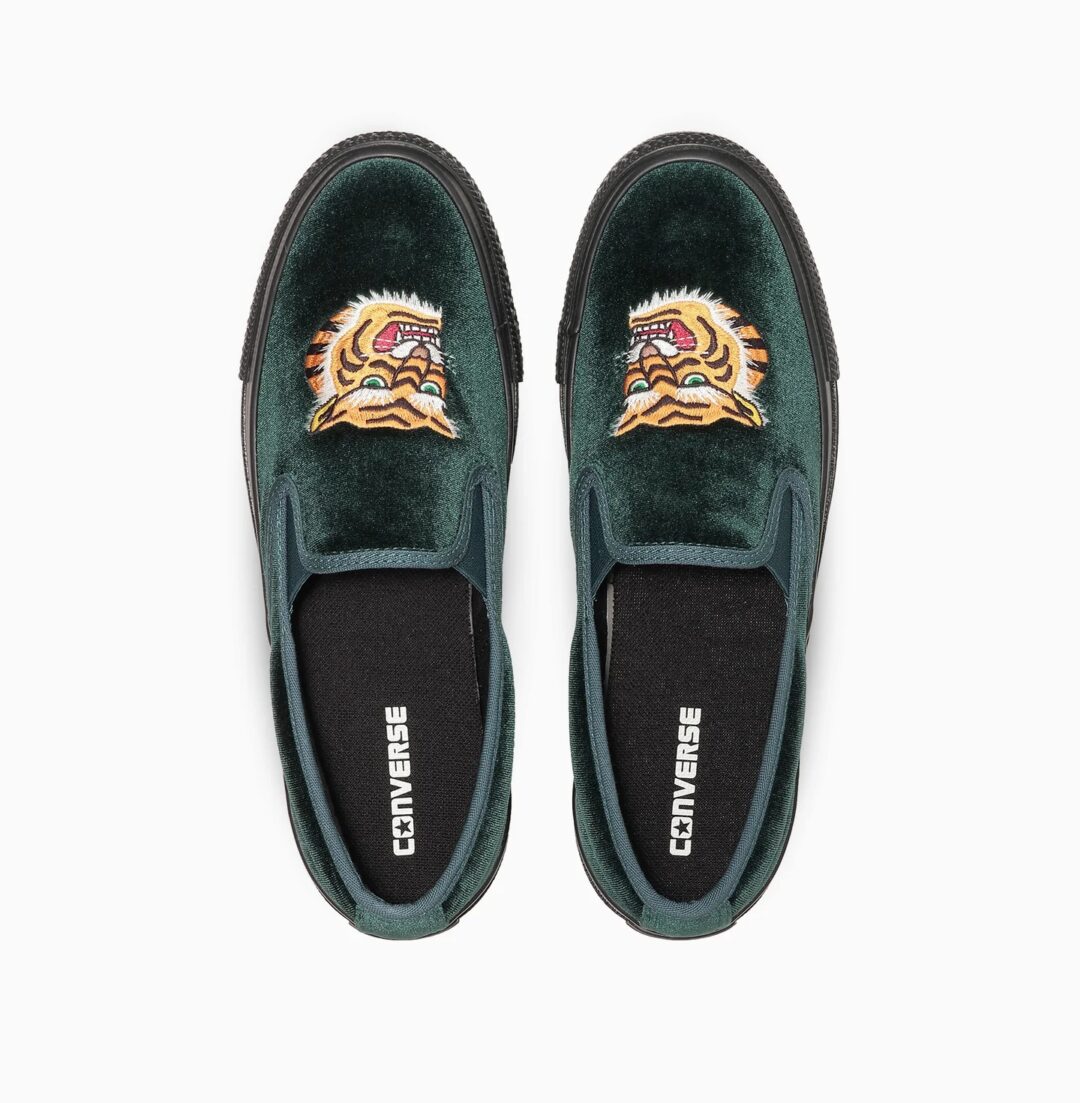 【2026年 3/27 発売】CONVERSE ALL STAR KUNGFU SLIP-ON “Black/Green” (コンバース オールスター カンフー スリップオン) [31318140/31318141]
