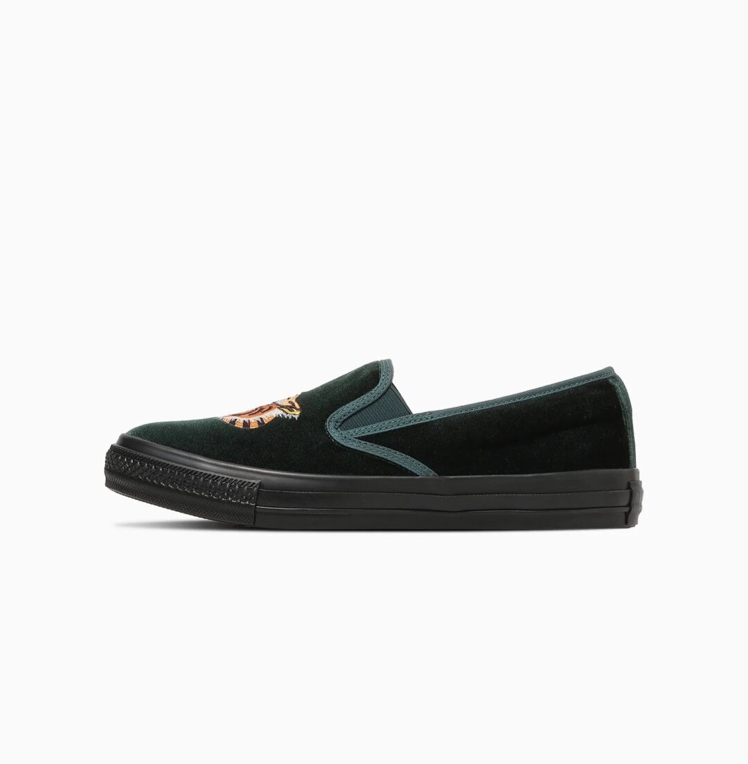 【2026年 3/27 発売】CONVERSE ALL STAR KUNGFU SLIP-ON “Black/Green” (コンバース オールスター カンフー スリップオン) [31318140/31318141]