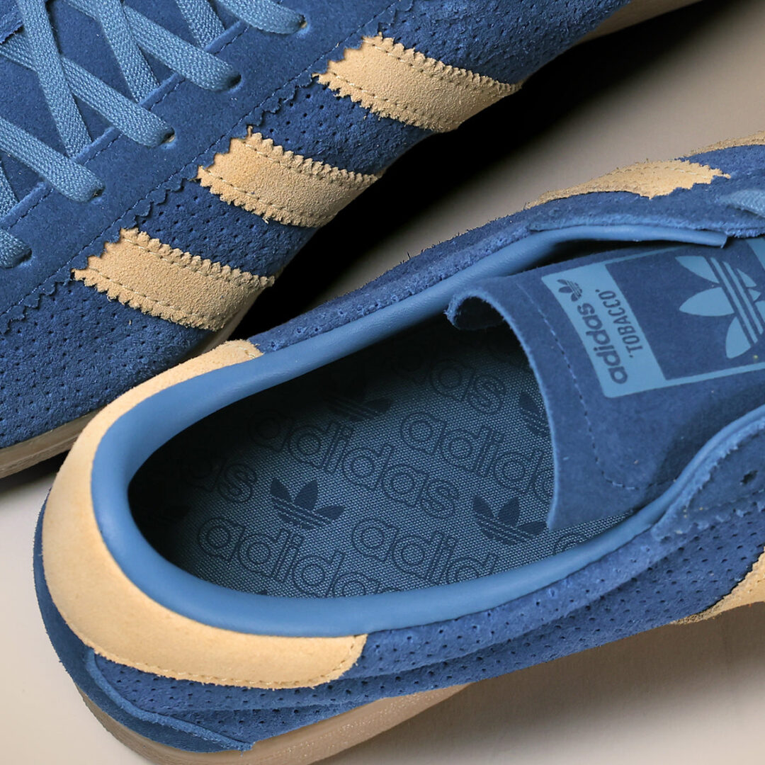 【KICKS LAB. EXCLUSIVE・2026年 4/4 発売】adidas Originals TOBACCO “Dark Marine/Ice Tamgerine/Gum” (キックスラボ アディダス オリジナルス タバコ) [IH9114]