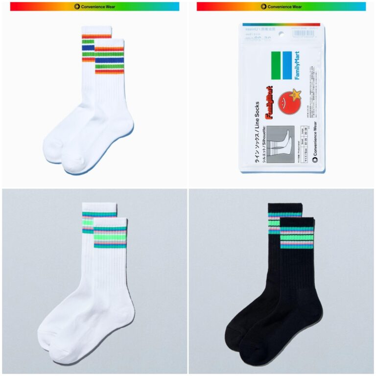 ファミマラインソックスまとめ売り　FACETASM 落合宏理ファセッタズム ファミマ × ファセッタズム落合宏理 ハロウィン仕様の新色『ライン