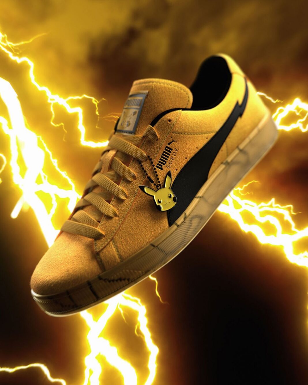 【2026年 8/13 発売】Pokemon × PUMA SUEDE “Pikachu” (ポケモン プーマ ピカチュウ スエード) [407020-01]