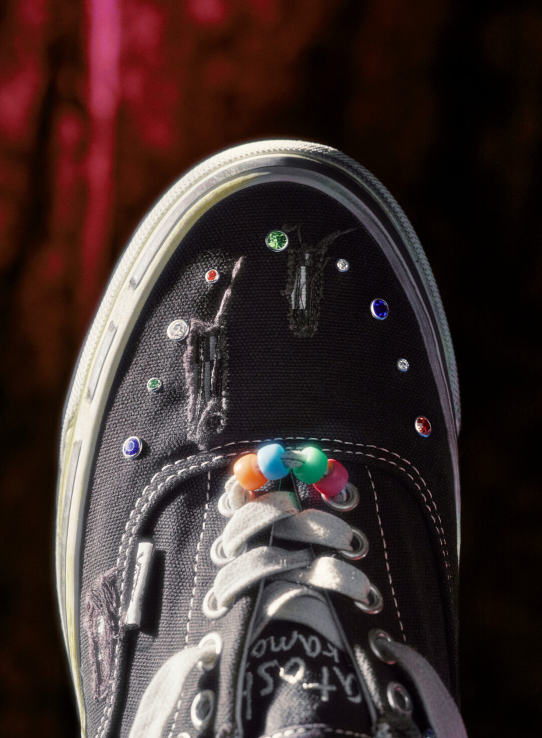 【2026年 4/30 発売】OTW by VANS x SATOSHI NAKAMOTO ERA 95 “Lucky Charms Round Jewel Edition” (バンズ サトシ・ナカモト エラ) [VN000EFEBLK]