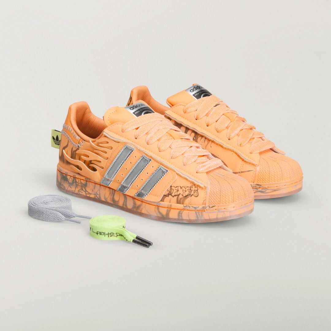 【2026年 4/1 発売】Hellstar x adidas Originals SUPERSTAR “Hazy Orange” (ヘルスター アディダス オリジナルス スーパースター “ヘイジーオレンジ”) [LA1501]