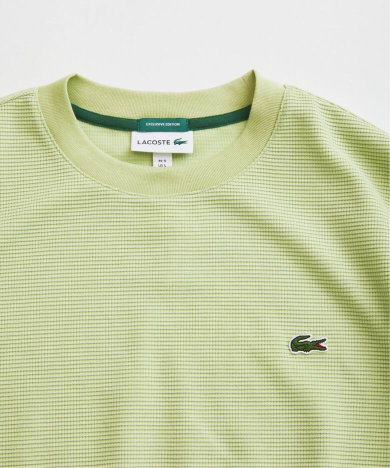 JOURNAL STANDARD relume × LACOSTE 2026 SS 別注 “ヘビーピケ Tシャツ”が4月中旬 発売 (ジャーナル スタンダード ラコステ)