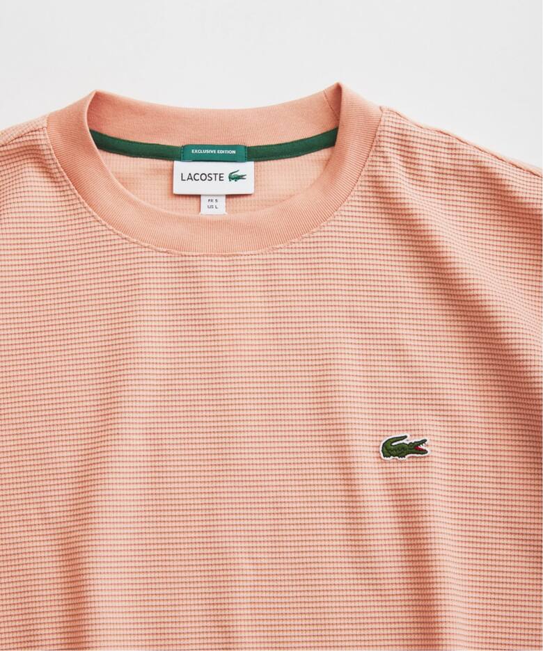 JOURNAL STANDARD relume × LACOSTE 2026 SS 別注 “ヘビーピケ Tシャツ”が4月中旬 発売 (ジャーナル スタンダード ラコステ)