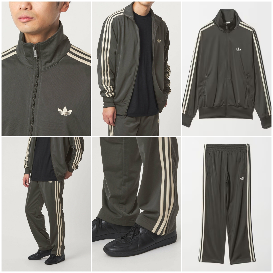 adidas Originals / green label relaxing EXCLUSIVE “FIREBIRD Track Top & Pnats”の新色 "Charcoal Gray"が発売 (アディダス オリジナルス グリーンレーベル リラクシング) [KE1641/KE1647]