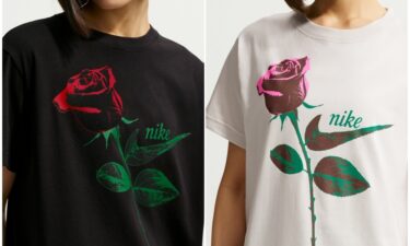 「薔薇」をプリントしたナイキ ウィメンズ オーバーサイズド ショートスリーブ Tシャツが発売 (NIKE NSW W SS Tee) [IR7827-010/IR7827-072]