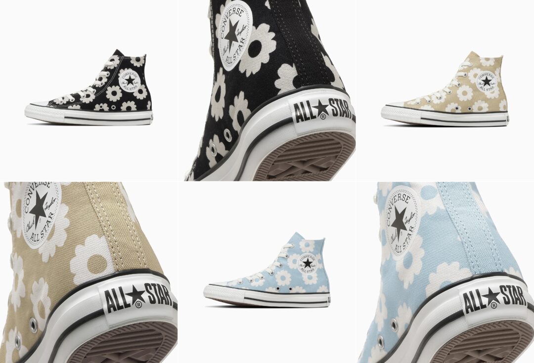 【2026年 3/24 発売】リニューアルスペックを採用した CONVERSE ALL STAR FLOWERPRINT HI (コンバース オールスター フラワープリント) [31318120/31318121/31318122]