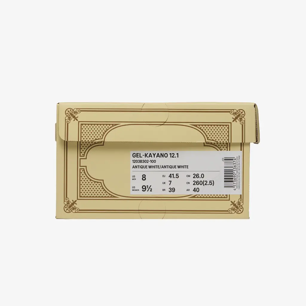 【2026年 7/1 発売予定】VANDY THE PINK × ASICS GEL-KAYANO 12.1 “Antique White” 2026 SS (ヴァンディー・ザ・ピンク アシックス ゲルカヤノ) [1203B302.100]