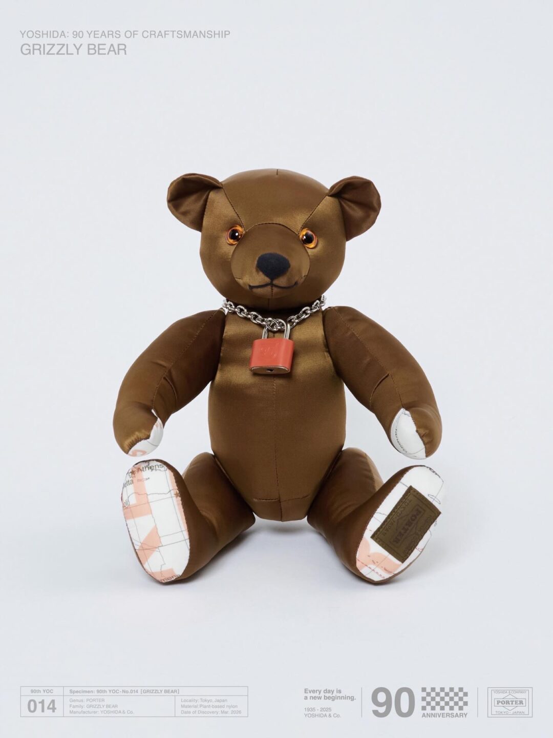 PORTER GRIZZLY BEAR YOSHIDA & Co. 90th Anniversary ver.が2026年 3/13 発売 (グリズリーベア ポーター 吉田カバン)