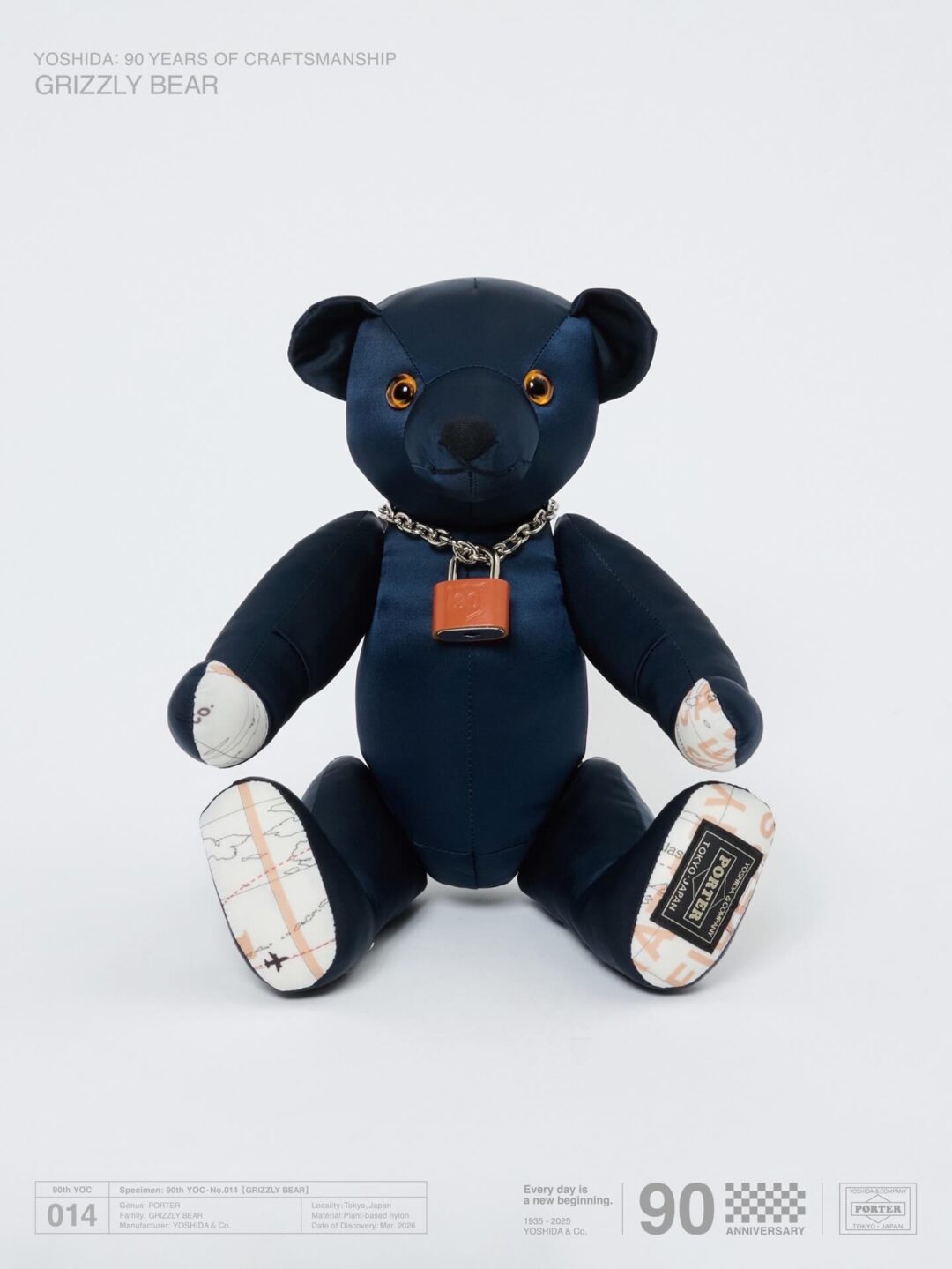 PORTER GRIZZLY BEAR YOSHIDA & Co. 90th Anniversary ver.が2026年 3/13 発売 (グリズリーベア ポーター 吉田カバン)