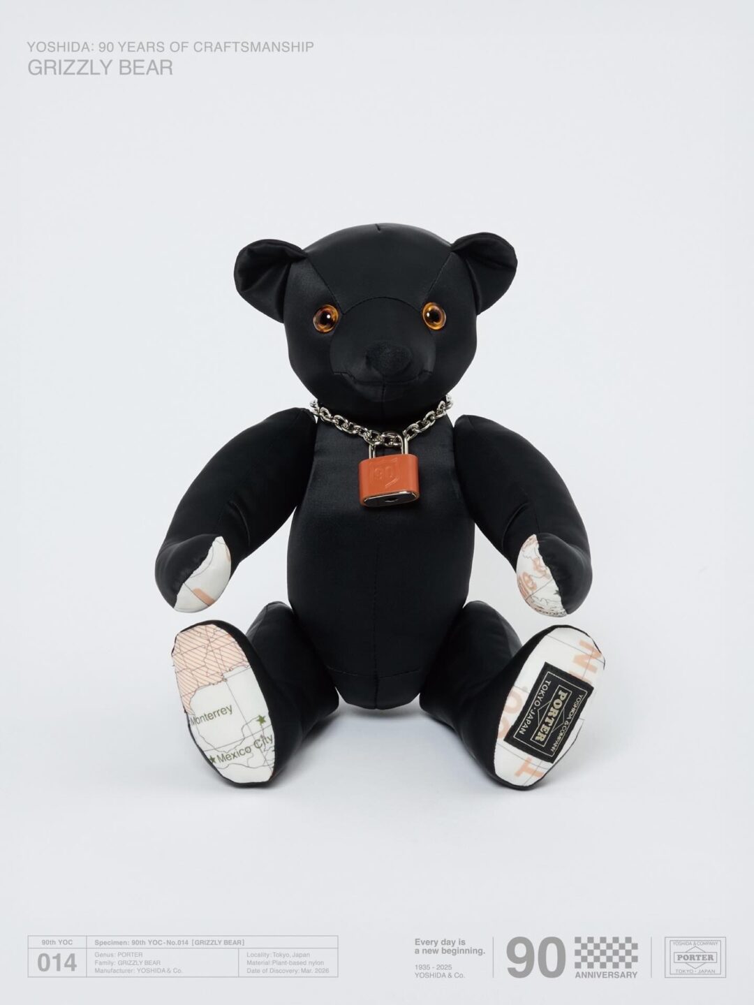 PORTER GRIZZLY BEAR YOSHIDA & Co. 90th Anniversary ver.が2026年 3/13 発売 (グリズリーベア ポーター 吉田カバン)