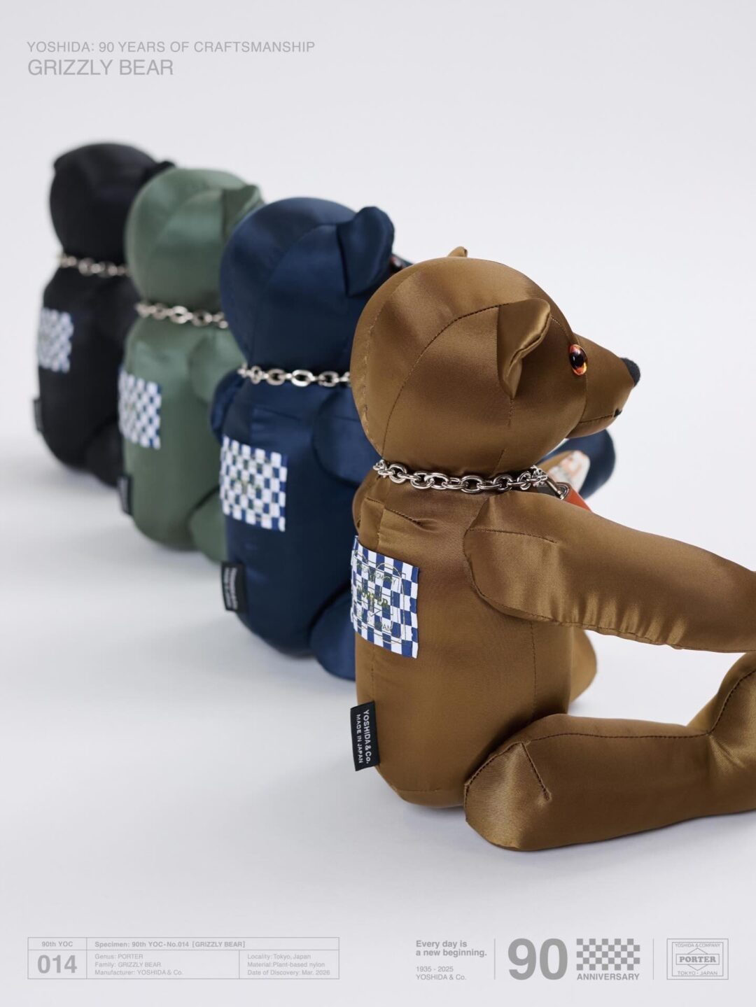 PORTER GRIZZLY BEAR YOSHIDA & Co. 90th Anniversary ver.が2026年 3/13 発売 (グリズリーベア ポーター 吉田カバン)