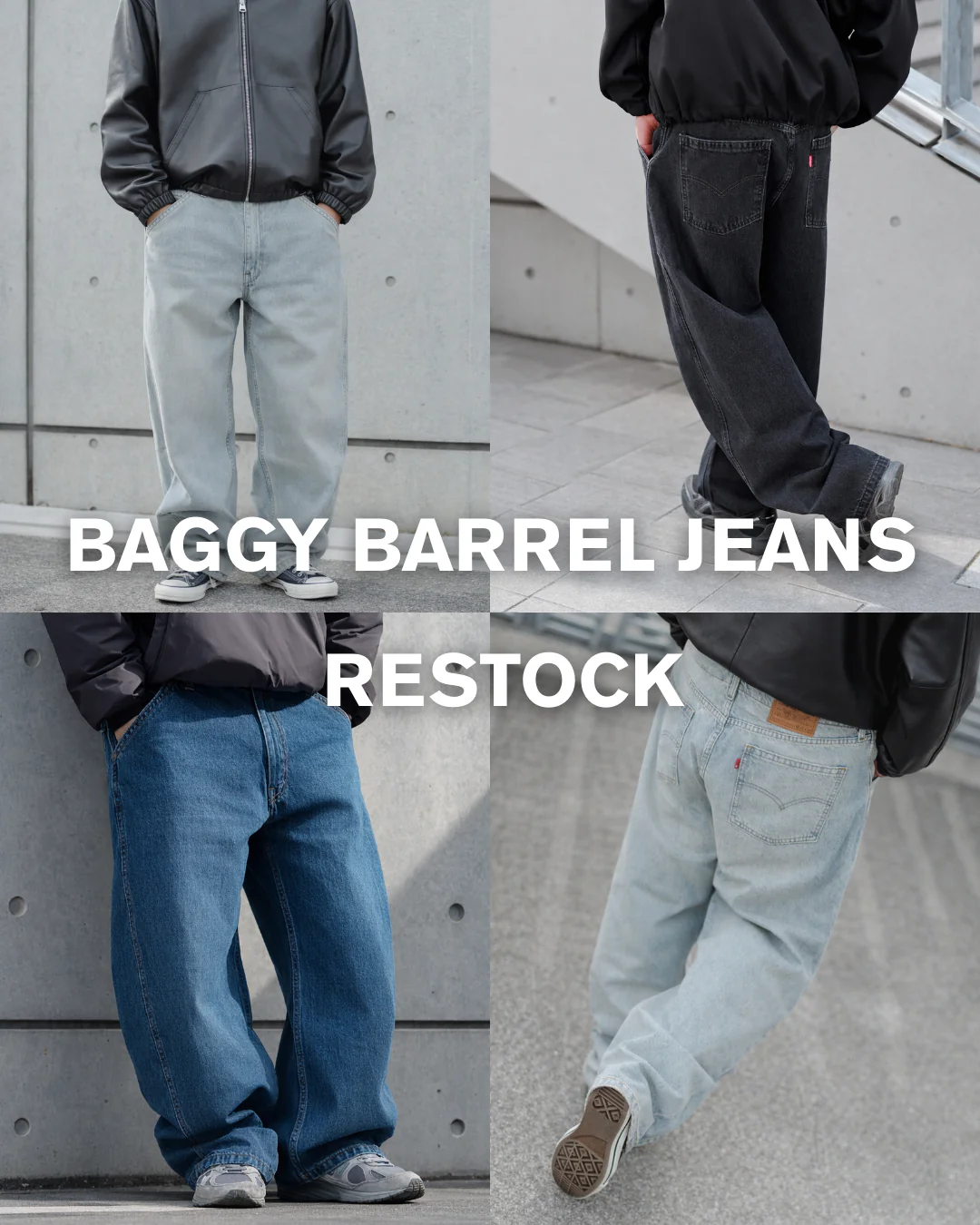 Levi's "BAGGY BARREL JEANS"がオンラインにて再入荷 (リーバイス バギー バレル ジーンズ)