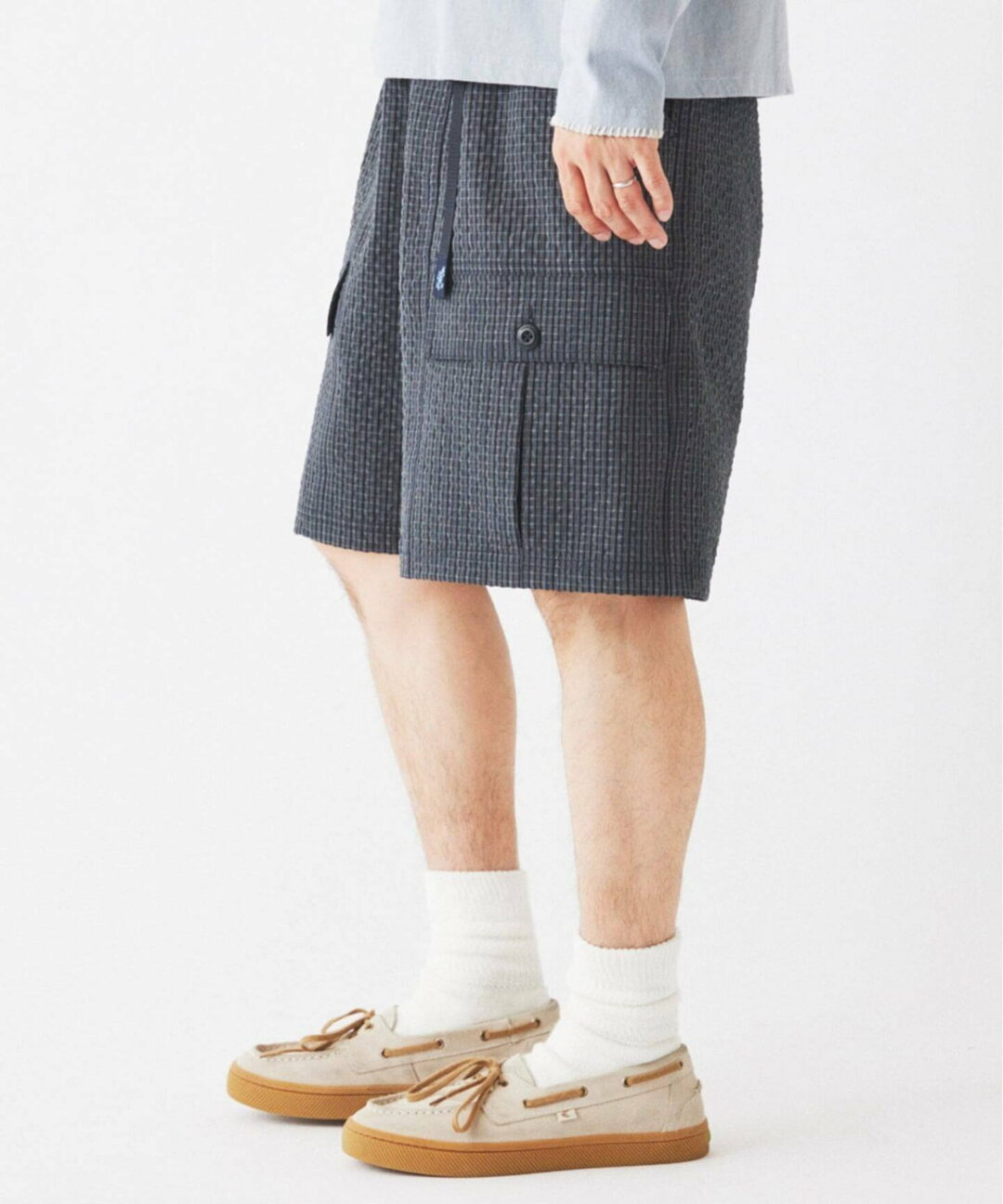 JOURNAL STANDARD relume × Gramicci 2026 SS 別注 “サッカー チェック ショーツ”が5月上旬 発売 (ジャーナルスタンダード グラミチ)