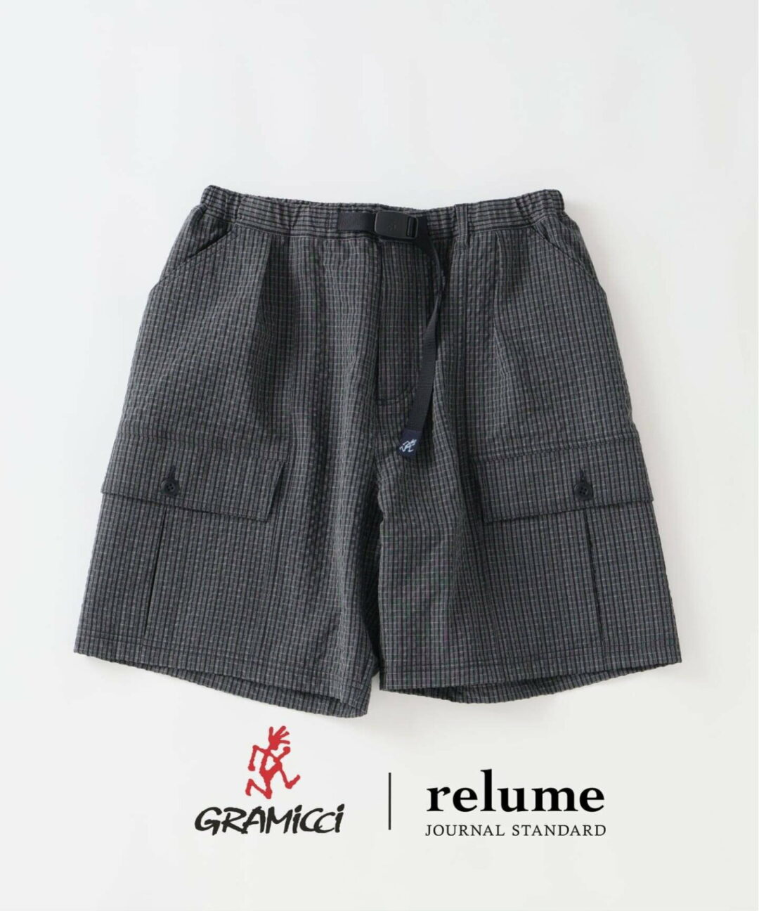 JOURNAL STANDARD relume × Gramicci 2026 SS 別注 “サッカー チェック ショーツ”が5月上旬 発売 (ジャーナルスタンダード グラミチ)