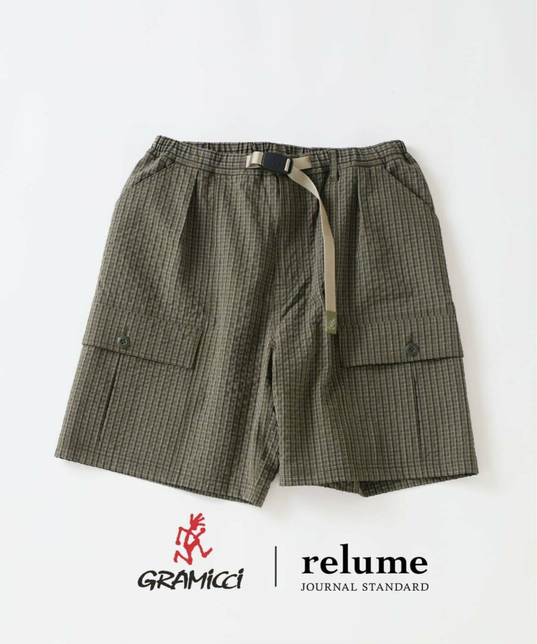 JOURNAL STANDARD relume × Gramicci 2026 SS 別注 “サッカー チェック ショーツ”が5月上旬 発売 (ジャーナルスタンダード グラミチ)