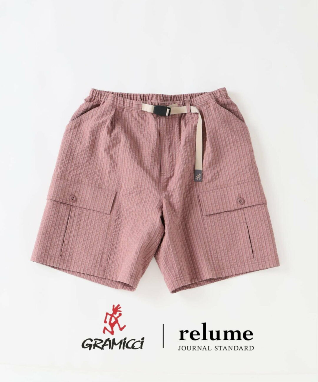 JOURNAL STANDARD relume × Gramicci 2026 SS 別注 “サッカー チェック ショーツ”が5月上旬 発売 (ジャーナルスタンダード グラミチ)