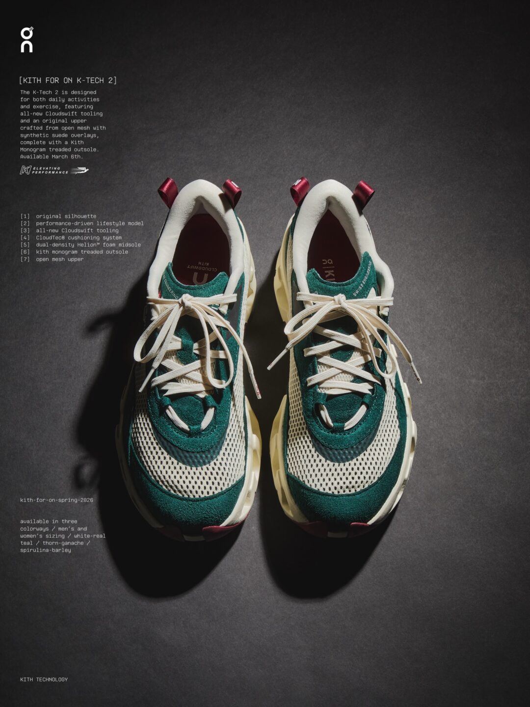 Kith for On Spring 2026 “The Only Way to Travel”が3/6 発売 (キス オン)