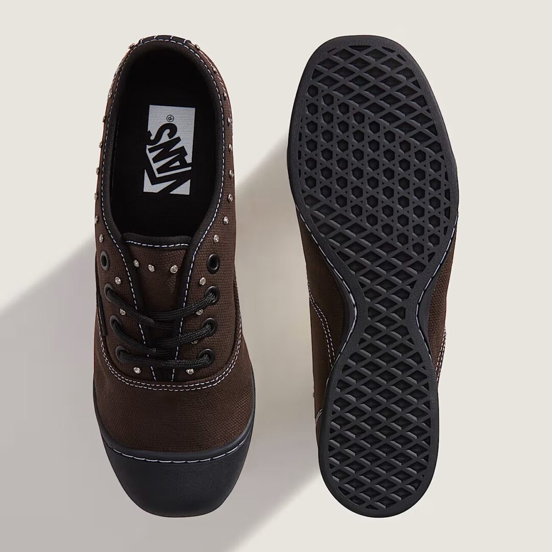 【2026年 4/1 発売】VANS PREMIUM AUTHENTIC PRIMA “RHINESTONE BLACK” (バンズ プレミアム オーセンティック プリマ “ラインストーンブラック”) [VN000EDXBLK]