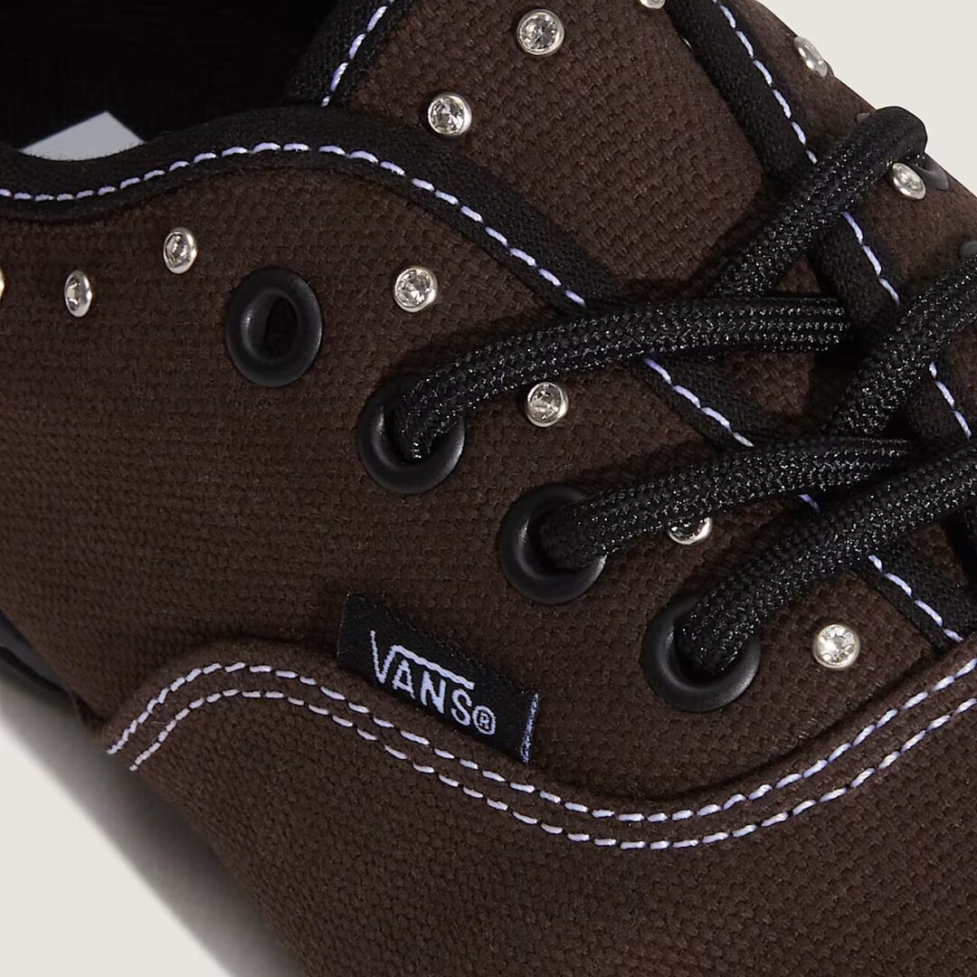 【2026年 4/1 発売】VANS PREMIUM AUTHENTIC PRIMA “RHINESTONE BLACK” (バンズ プレミアム オーセンティック プリマ “ラインストーンブラック”) [VN000EDXBLK]