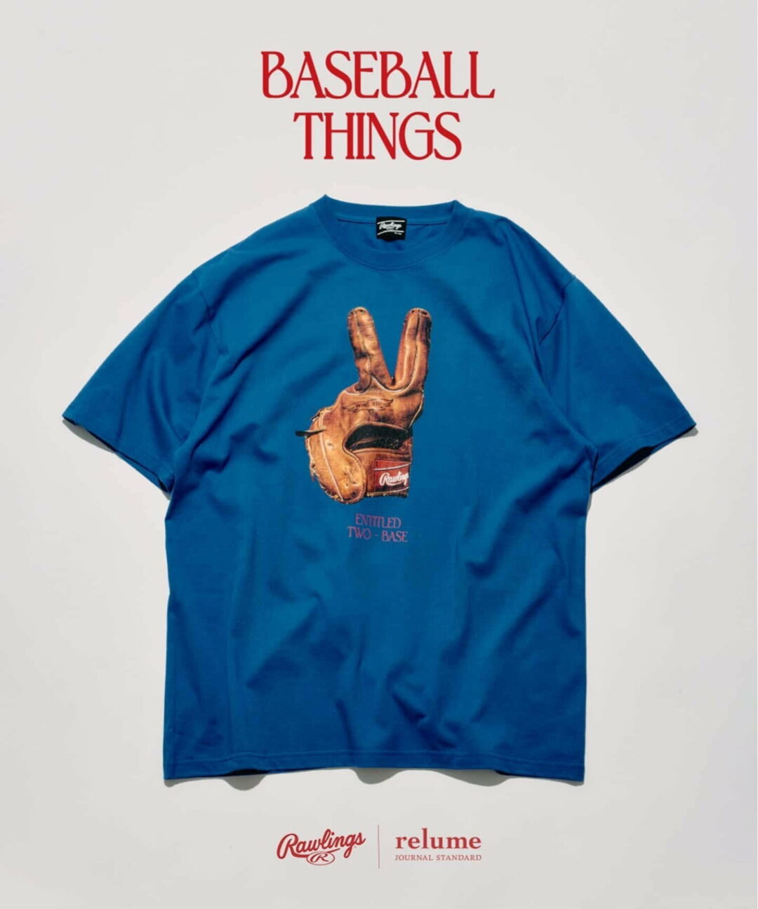 JOURNAL STANDARD relume × Rawlings 2026年 SS 別注 “XPG3 グローブアート プリントTシャツ”が4月中旬 発売 (ジャーナルスタンダード ローリングス)