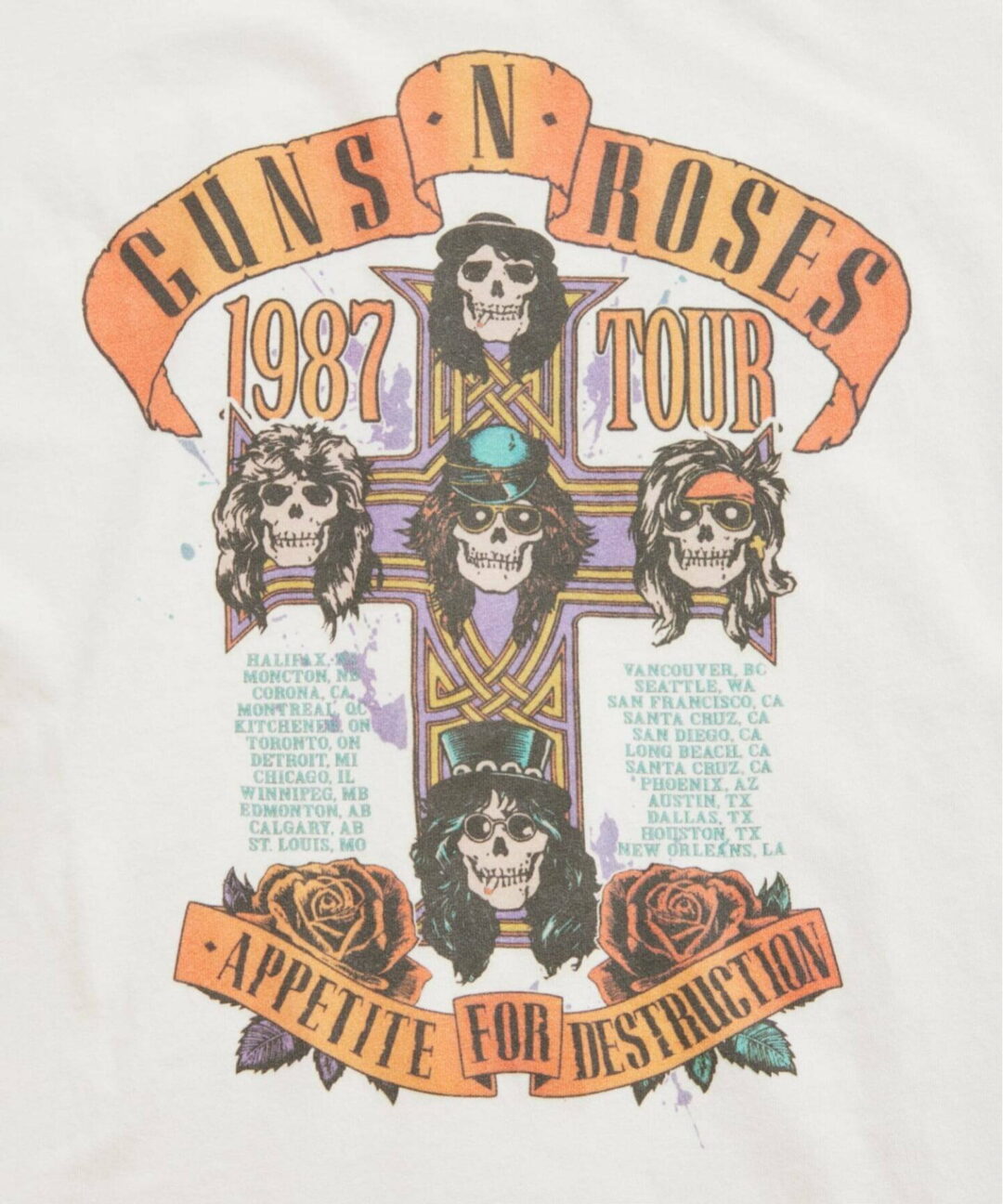 JOURNAL STANDARD relume × Guns N’ Roses 2026 SS 別注 ヴィンテージライク ロングスリーブTee″が3月下旬 発売 (ジャーナルスタンダード ガンズ・アンド・ローゼズ)