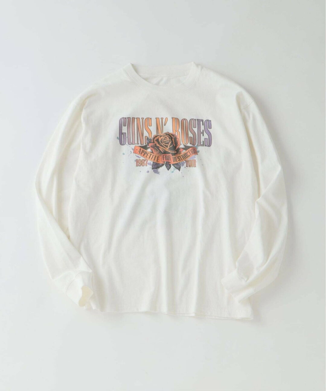 JOURNAL STANDARD relume × Guns N’ Roses 2026 SS 別注 ヴィンテージライク ロングスリーブTee″が3月下旬 発売 (ジャーナルスタンダード ガンズ・アンド・ローゼズ)