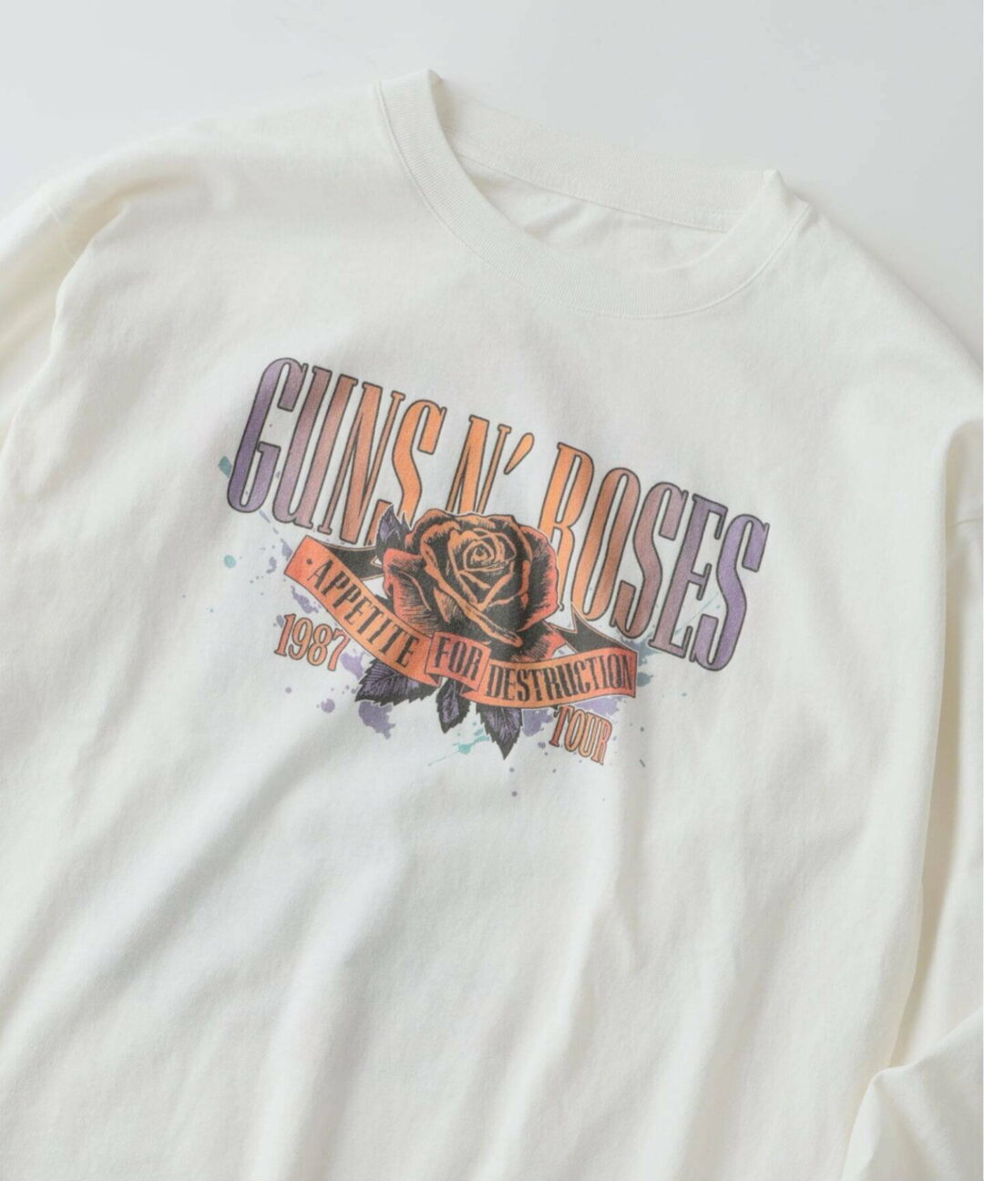 JOURNAL STANDARD relume × Guns N’ Roses 2026 SS 別注 ヴィンテージライク ロングスリーブTee″が3月下旬 発売 (ジャーナルスタンダード ガンズ・アンド・ローゼズ)