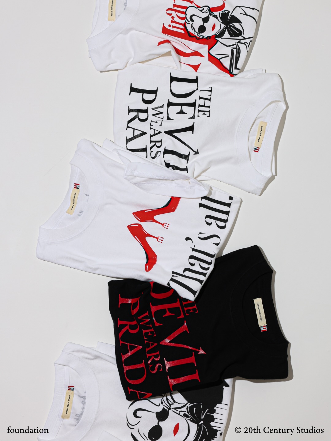 映画「プラダを着た悪魔」× GOOD ROCK SPEED 2026 SS Tシャツコレクションが4/22 12:00~ & 5月上旬 発売 (The Devil Wears Prada)