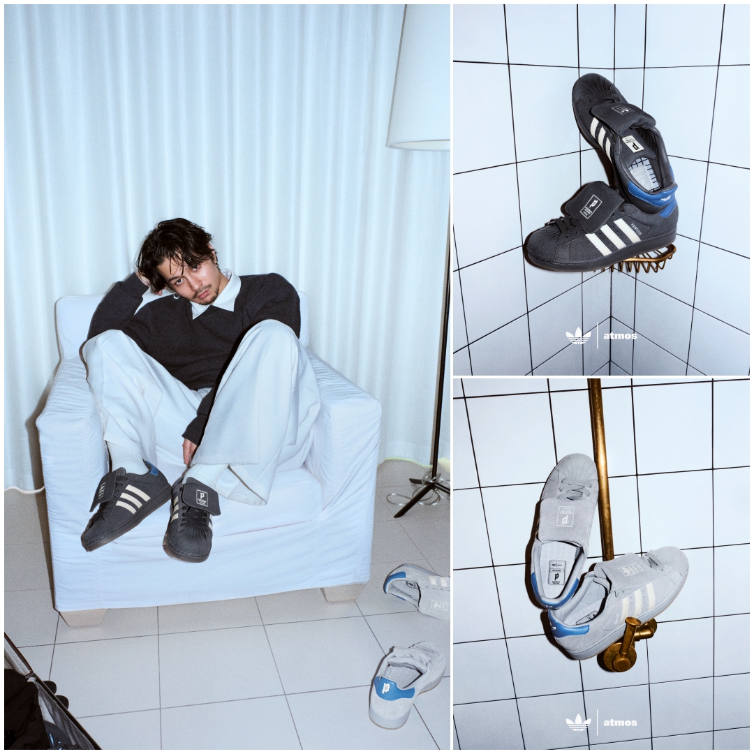 King Gnu 常田大希 × adidas Originals × atmos「SUPERSTAR II DAIKI TSUNETA POINTLESS JOURNEY」が2026年 4/25 発売 (アトモス アディダス オリジナルス スーパースター キングヌー) [KJ8847]