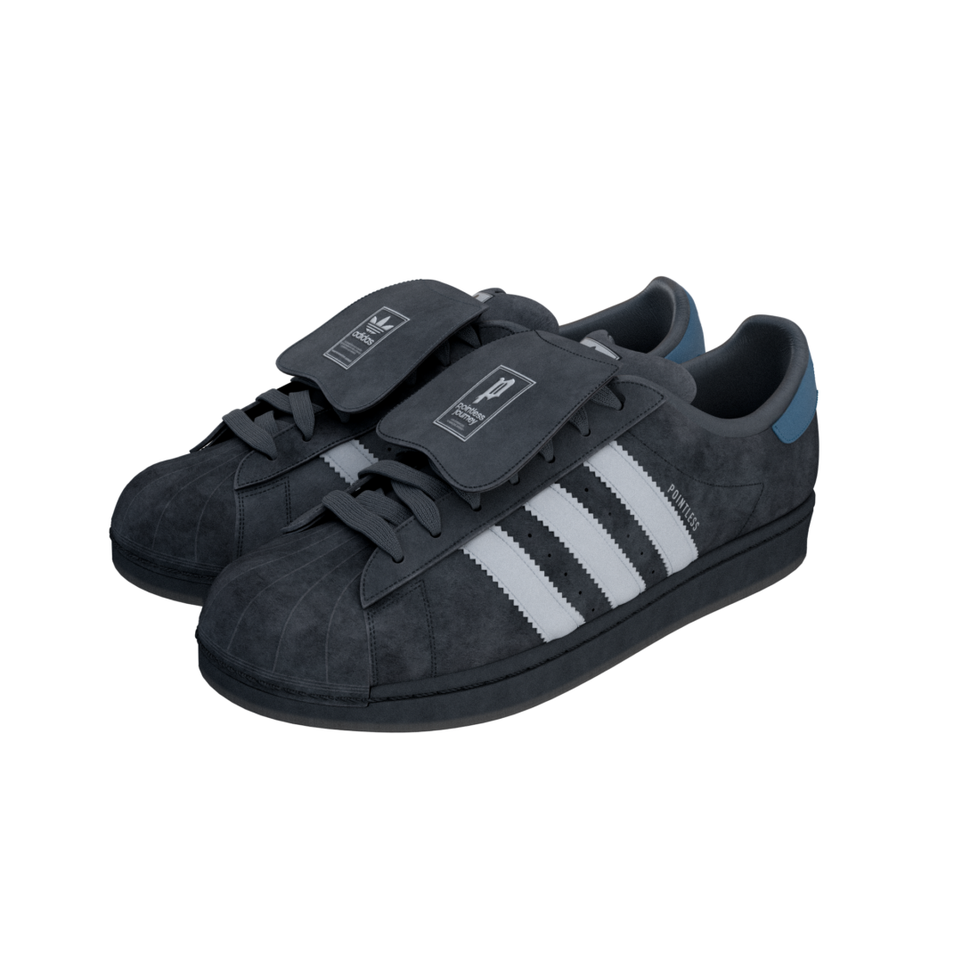 King Gnu 常田大希 × adidas Originals × atmos「SUPERSTAR II DAIKI TSUNETA POINTLESS JOURNEY」が2026年 4/25 発売 (アトモス アディダス オリジナルス スーパースター キングヌー) [KJ8846/KJ8847]