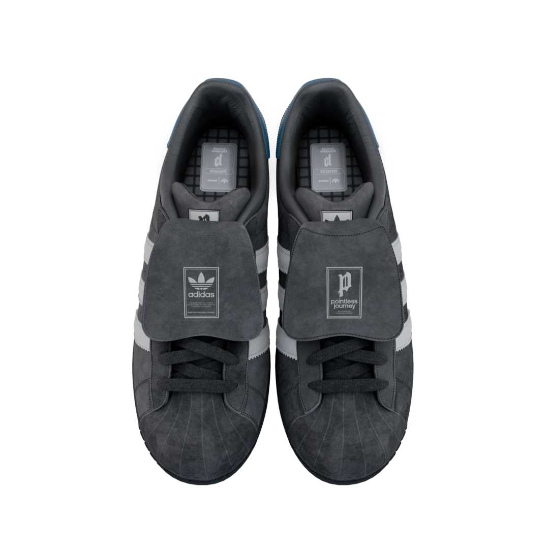 King Gnu 常田大希 × adidas Originals × atmos「SUPERSTAR II DAIKI TSUNETA POINTLESS JOURNEY」が2026年 4/25 発売 (アトモス アディダス オリジナルス スーパースター キングヌー) [KJ8846/KJ8847]