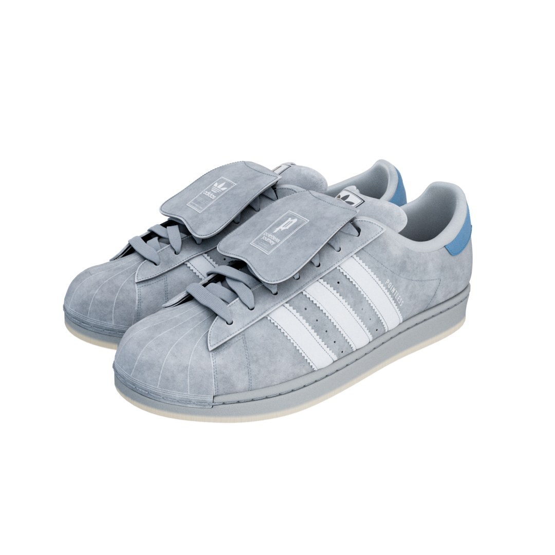 King Gnu 常田大希 × adidas Originals × atmos「SUPERSTAR II DAIKI TSUNETA POINTLESS JOURNEY」が2026年 4/25 発売 (アトモス アディダス オリジナルス スーパースター キングヌー) [KJ8846/KJ8847]